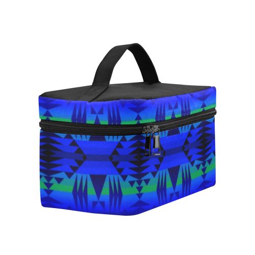 Between the Blue Ridge Mountains Cosmetic Bag/Large (Model 1658) Cosmetic Bag e-joyer