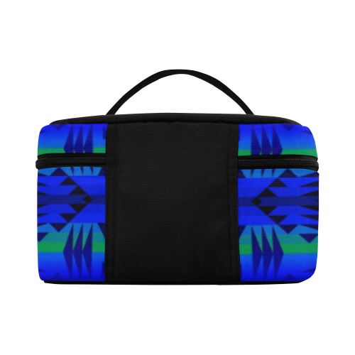 Between the Blue Ridge Mountains Cosmetic Bag/Large (Model 1658) Cosmetic Bag e-joyer