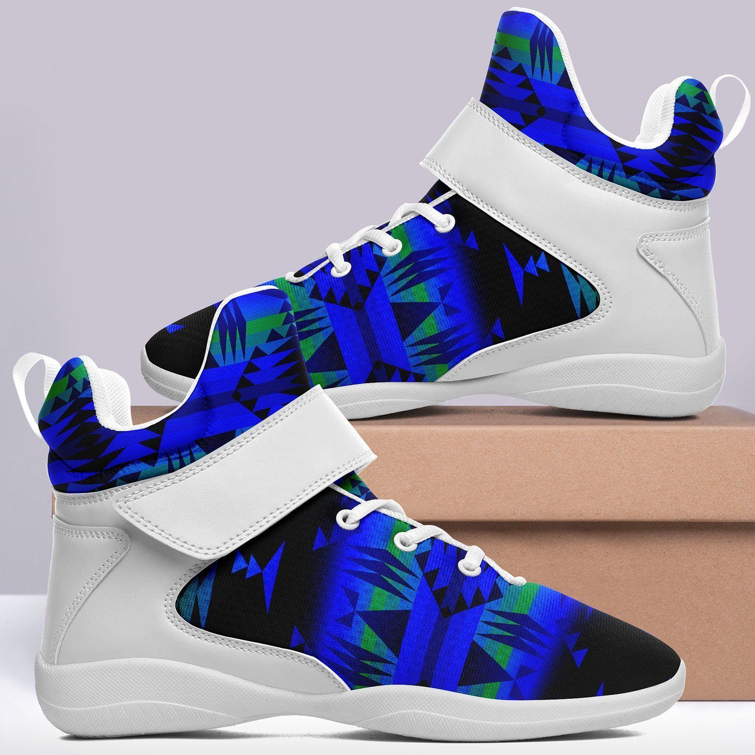 Between the Blue Ridge Mountains Ipottaa Basketball / Sport High Top Shoes - White Sole 49 Dzine