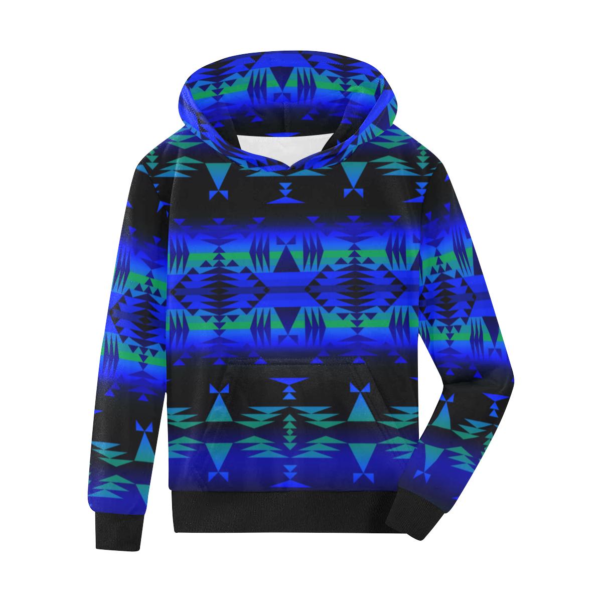 Between the Blue Ridge Mountains Kids' All Over Print Hoodie (Model H38) Kids' AOP Hoodie (H38) e-joyer
