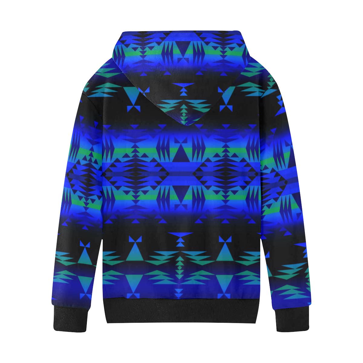 Between the Blue Ridge Mountains Kids' All Over Print Hoodie (Model H38) Kids' AOP Hoodie (H38) e-joyer