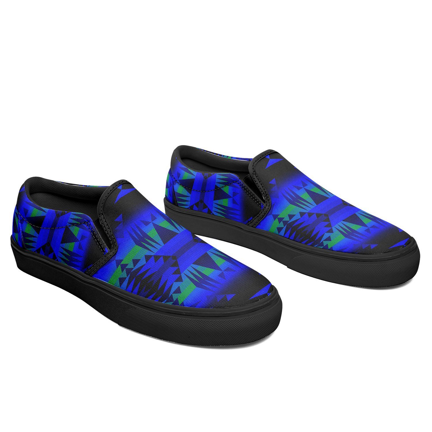 Between the Blue Ridge Mountains Otoyimm Kid's Canvas Slip On Shoes 49 Dzine