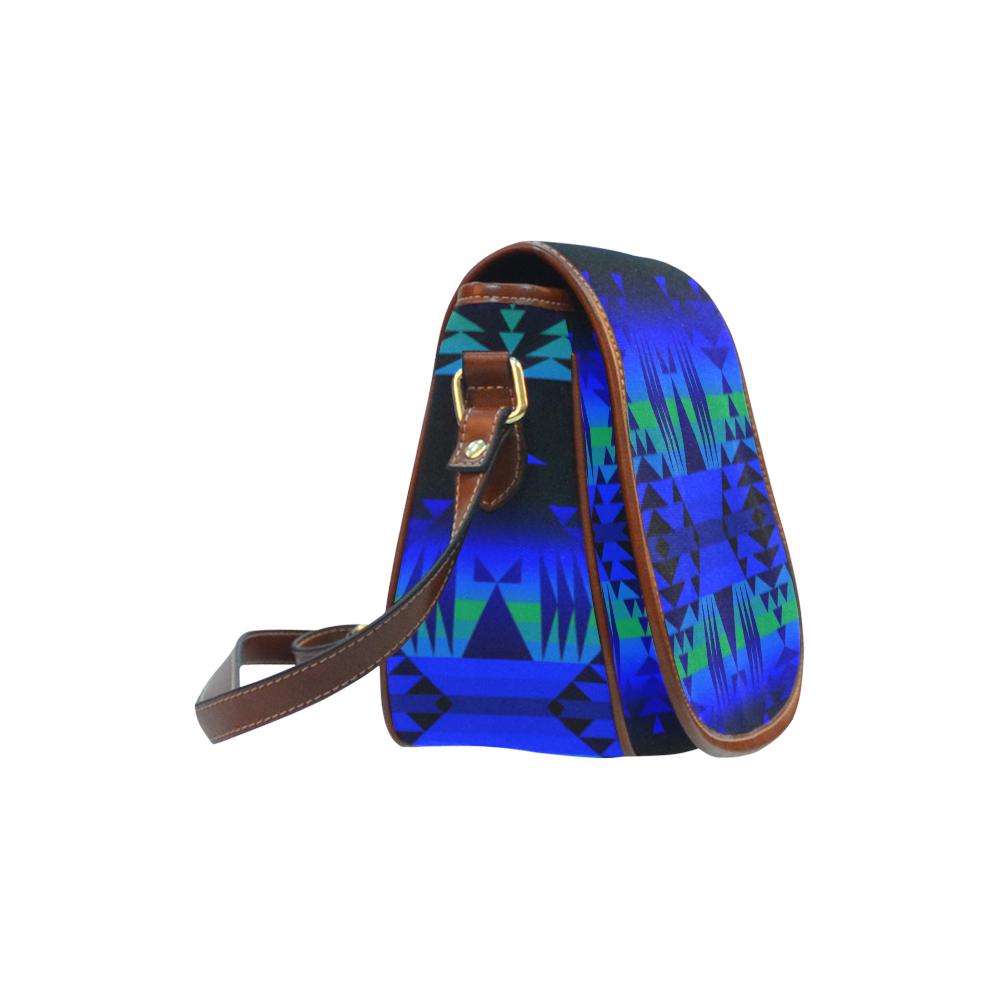 Between the Blue Ridge Mountains Saddle Bag/Small (Model 1649) Full Customization Saddle Bag/Small (Full Customization) e-joyer