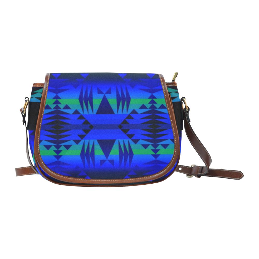 Between the Blue Ridge Mountains Saddle Bag/Small (Model 1649) Full Customization Saddle Bag/Small (Full Customization) e-joyer