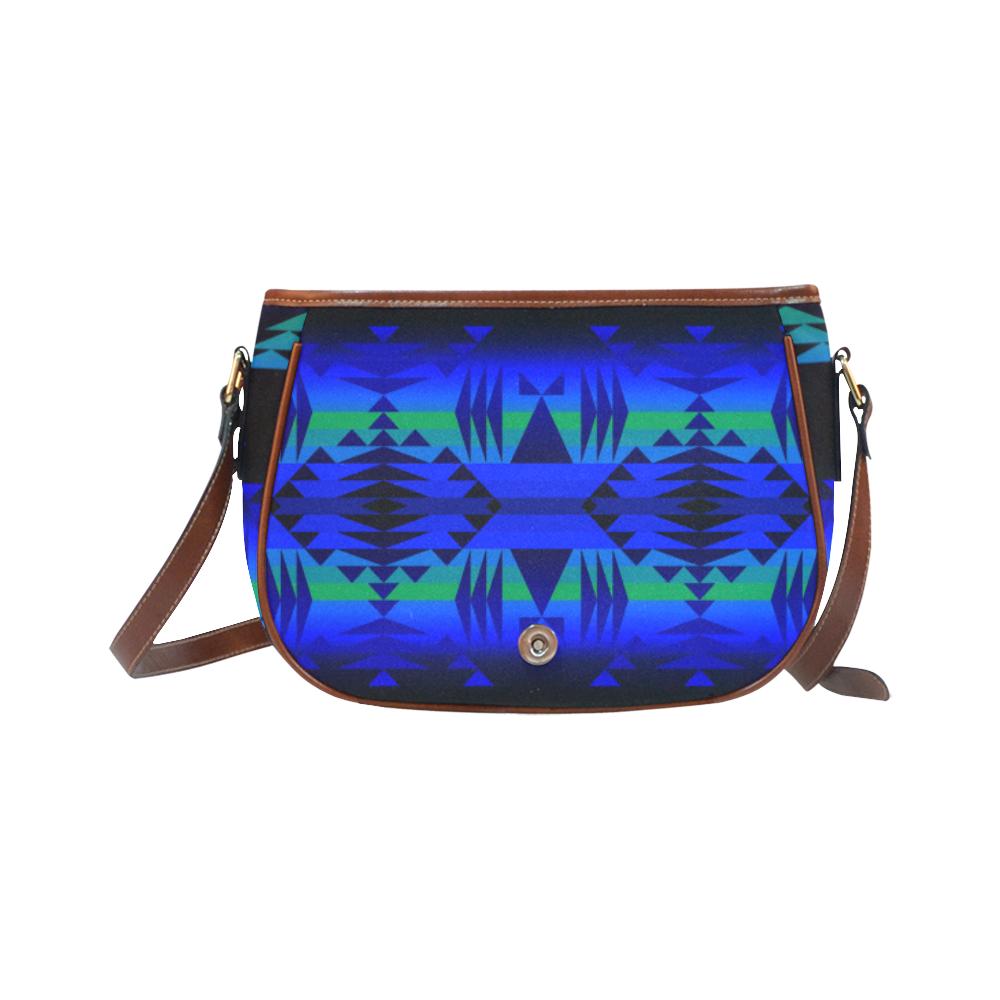 Between the Blue Ridge Mountains Saddle Bag/Small (Model 1649) Full Customization Saddle Bag/Small (Full Customization) e-joyer