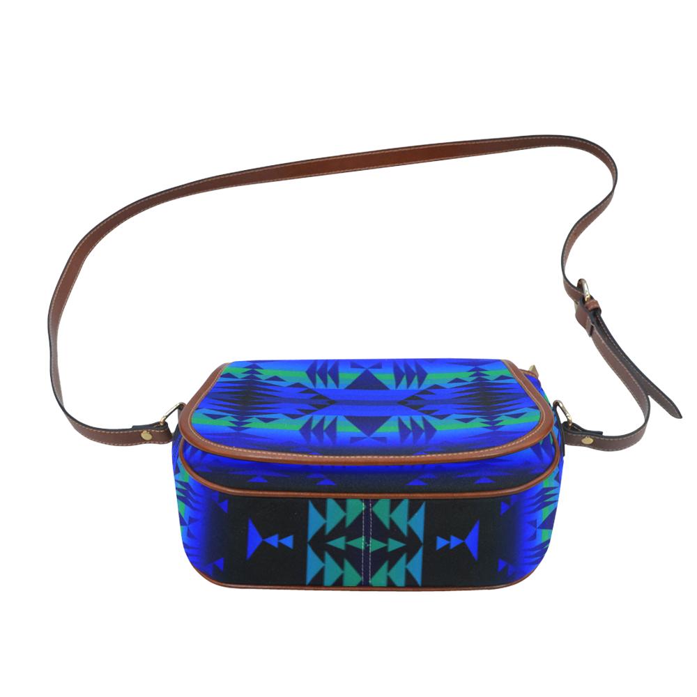 Between the Blue Ridge Mountains Saddle Bag/Small (Model 1649) Full Customization Saddle Bag/Small (Full Customization) e-joyer