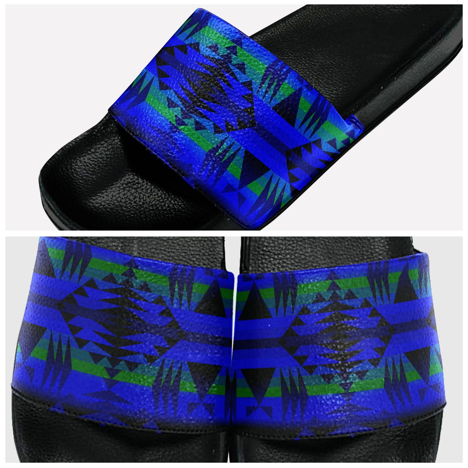 Between the Blue Ridge Mountains Slide Sandals 49 Dzine