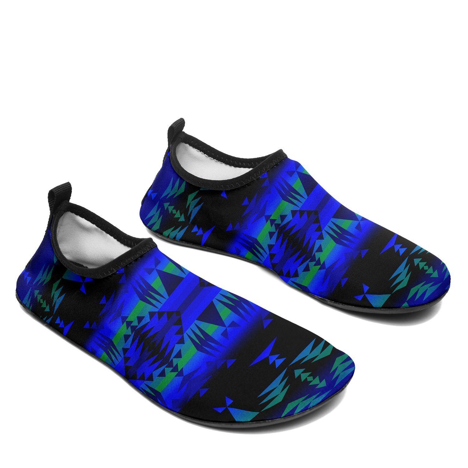Between the Blue Ridge Mountains Sockamoccs Kid's Slip On Shoes 49 Dzine