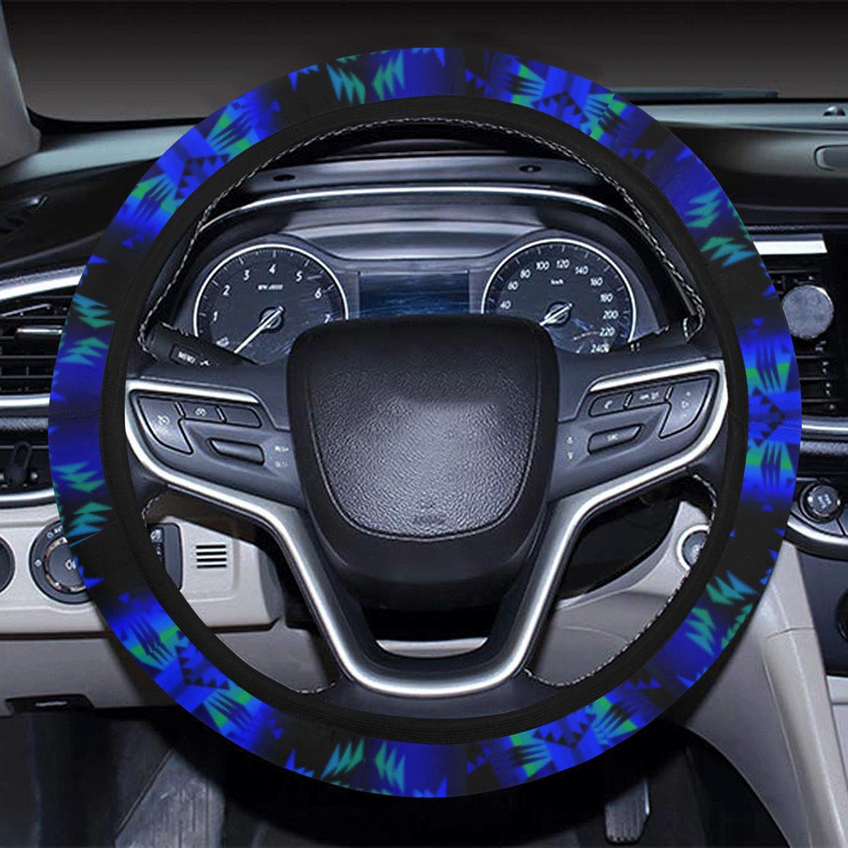 Between the Blue Ridge Mountains Steering Wheel Cover with Elastic Edge Steering Wheel Cover with Elastic Edge e-joyer 