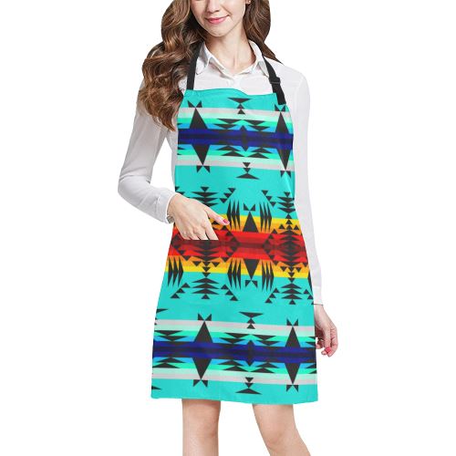 Between the Mountains All Over Print Apron All Over Print Apron e-joyer