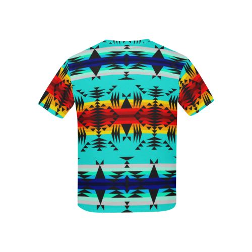 Between the Mountains All Over Print T-shirt for Kid (USA Size) (Model T40) All Over Print T-shirt for Kid (T40) e-joyer