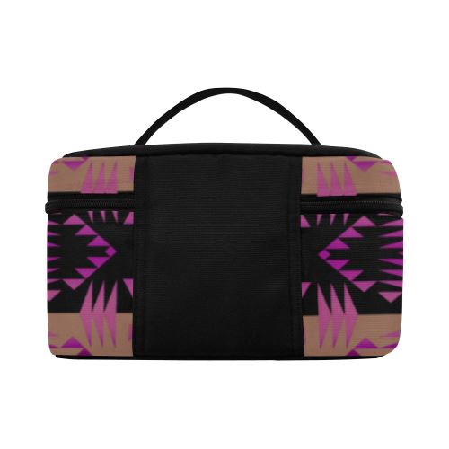 Between the Mountains Berry Cosmetic Bag/Large (Model 1658) Cosmetic Bag e-joyer