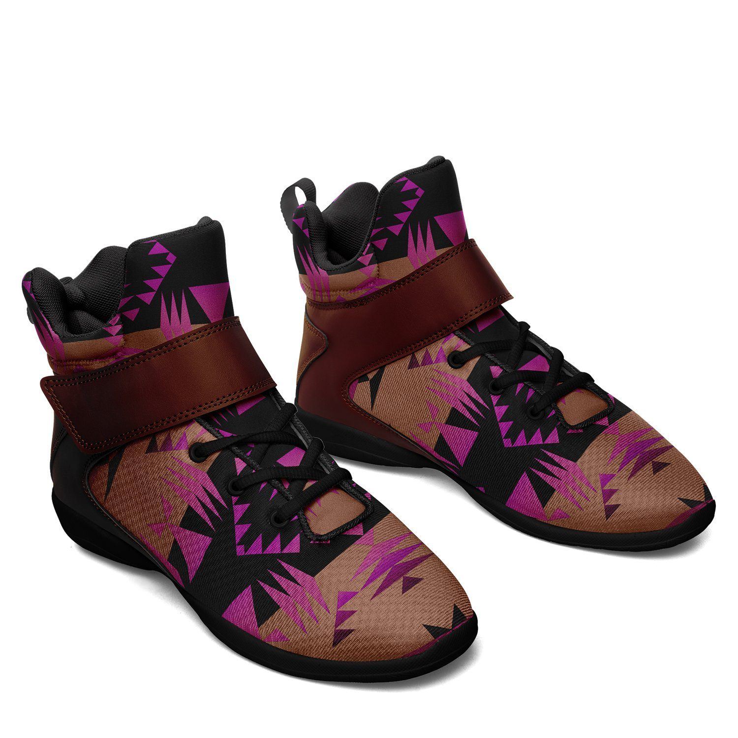 Between the Mountains Berry Ipottaa Basketball / Sport High Top Shoes - Black Sole 49 Dzine