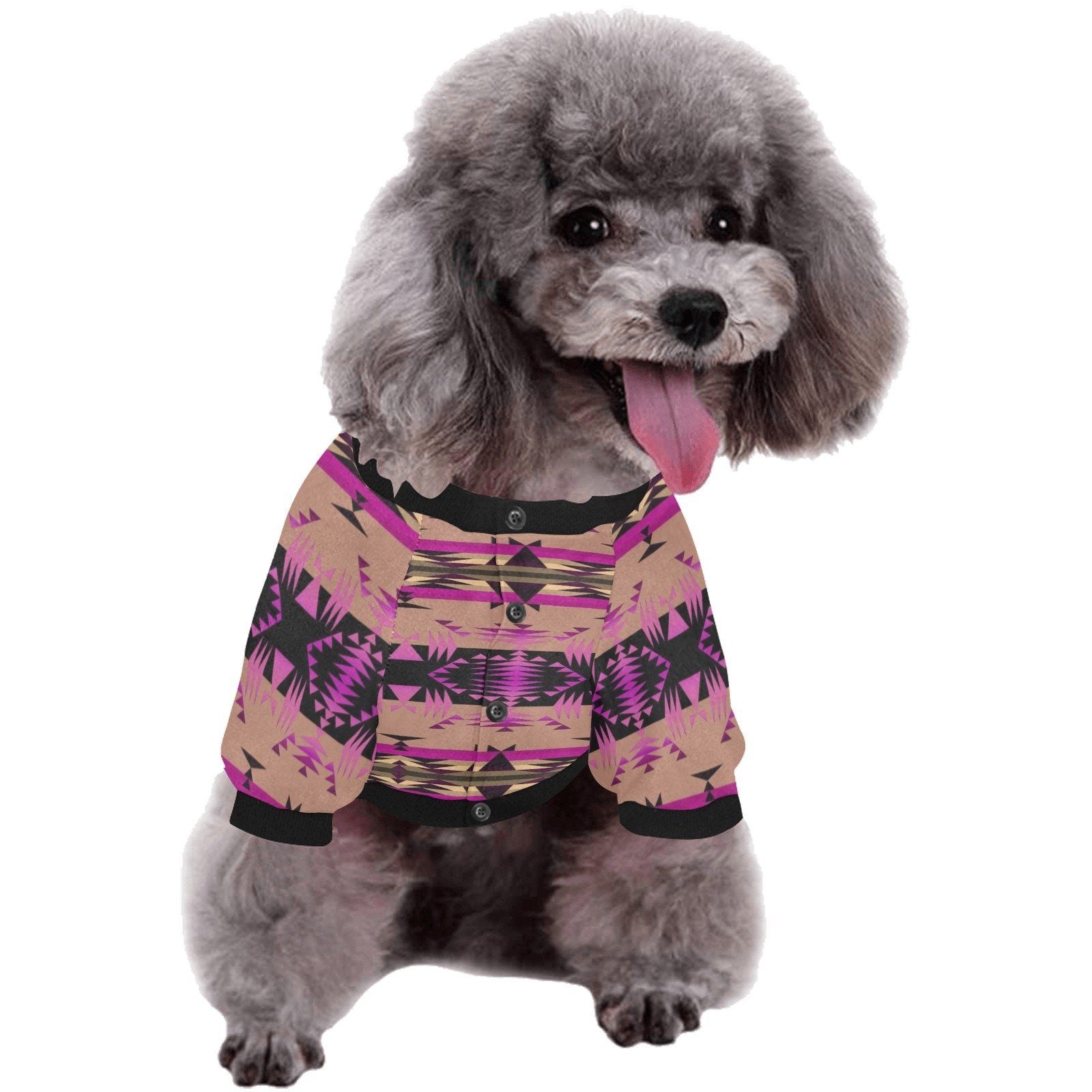 Between the Mountains Berry Pet Dog Round Neck Shirt Pet Dog Round Neck Shirt e-joyer