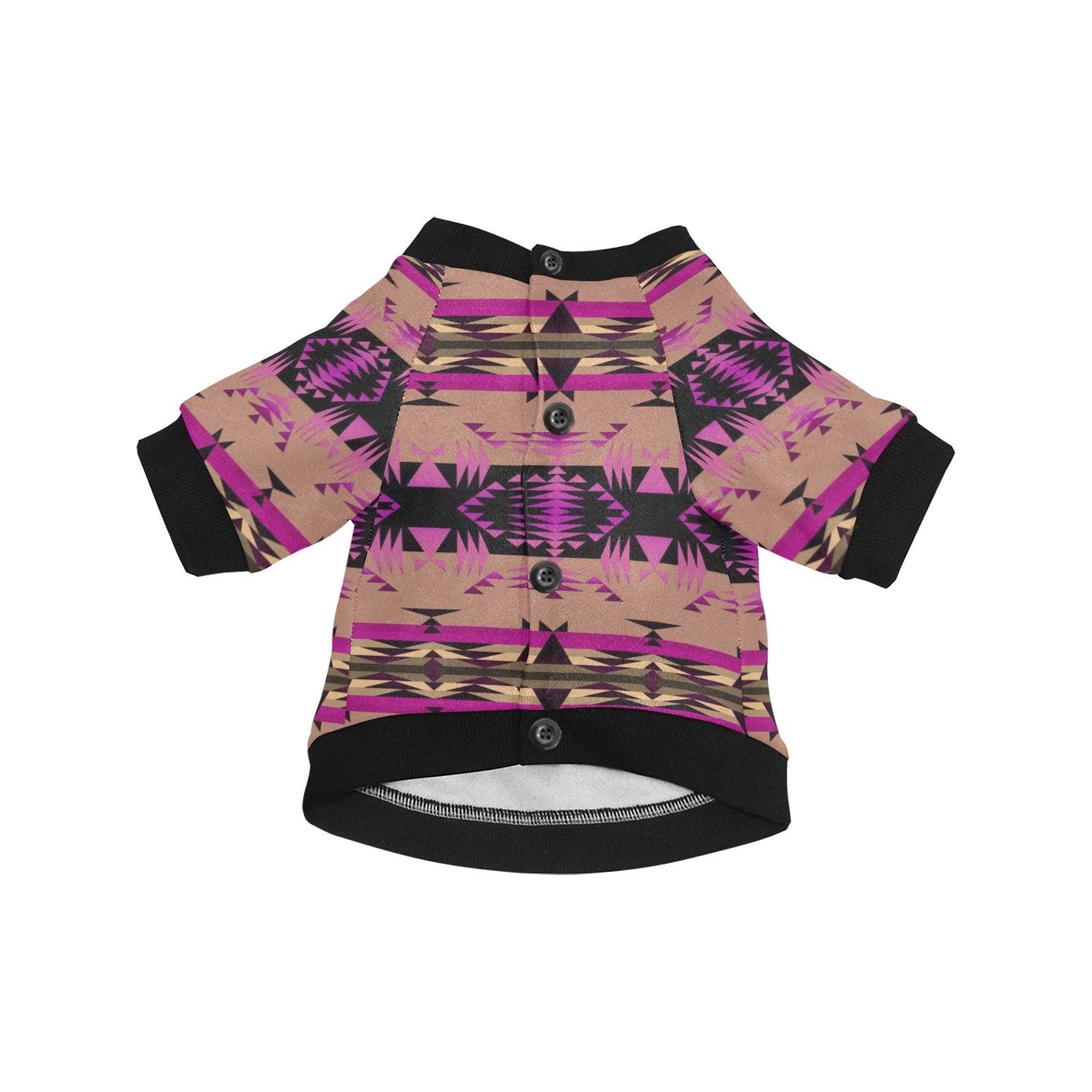 Between the Mountains Berry Pet Dog Round Neck Shirt Pet Dog Round Neck Shirt e-joyer