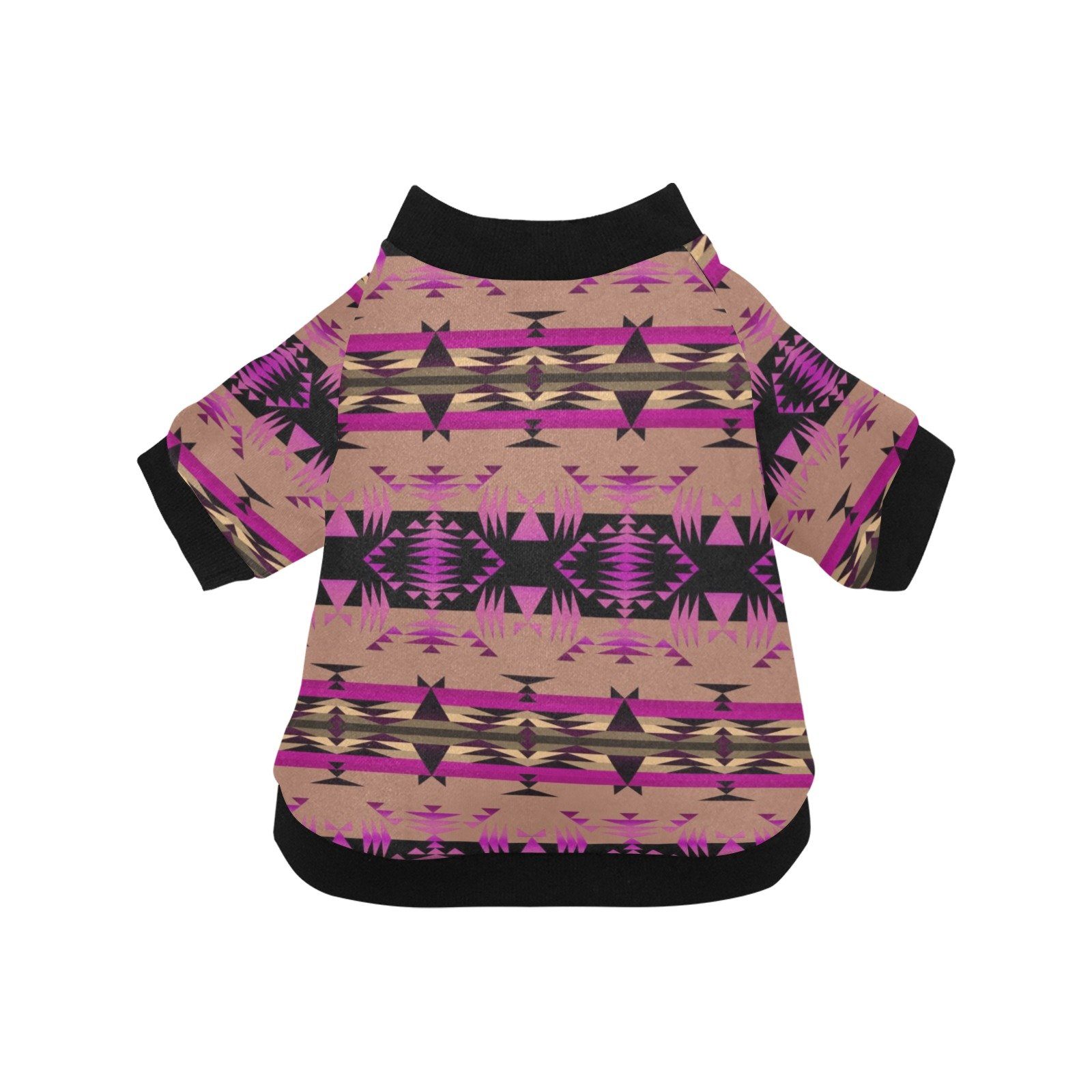 Between the Mountains Berry Pet Dog Round Neck Shirt Pet Dog Round Neck Shirt e-joyer