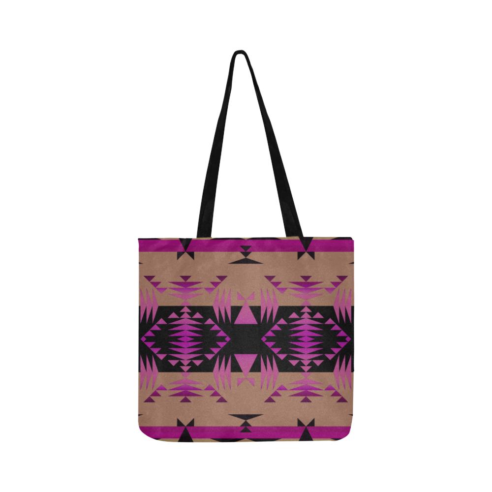 Between the Mountains Berry Reusable Shopping Bag Model 1660 (Two sides) Shopping Tote Bag (1660) e-joyer