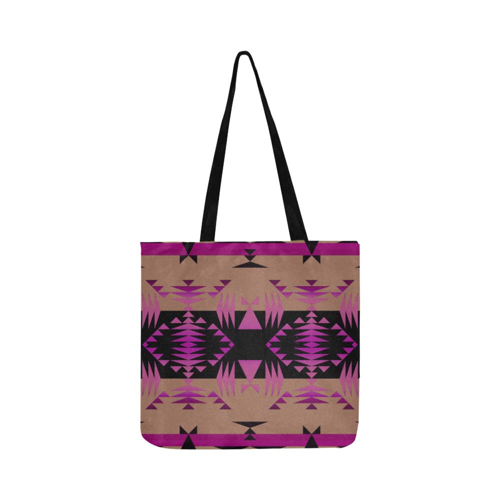Between the Mountains Berry Reusable Shopping Bag Model 1660 (Two sides) Shopping Tote Bag (1660) e-joyer