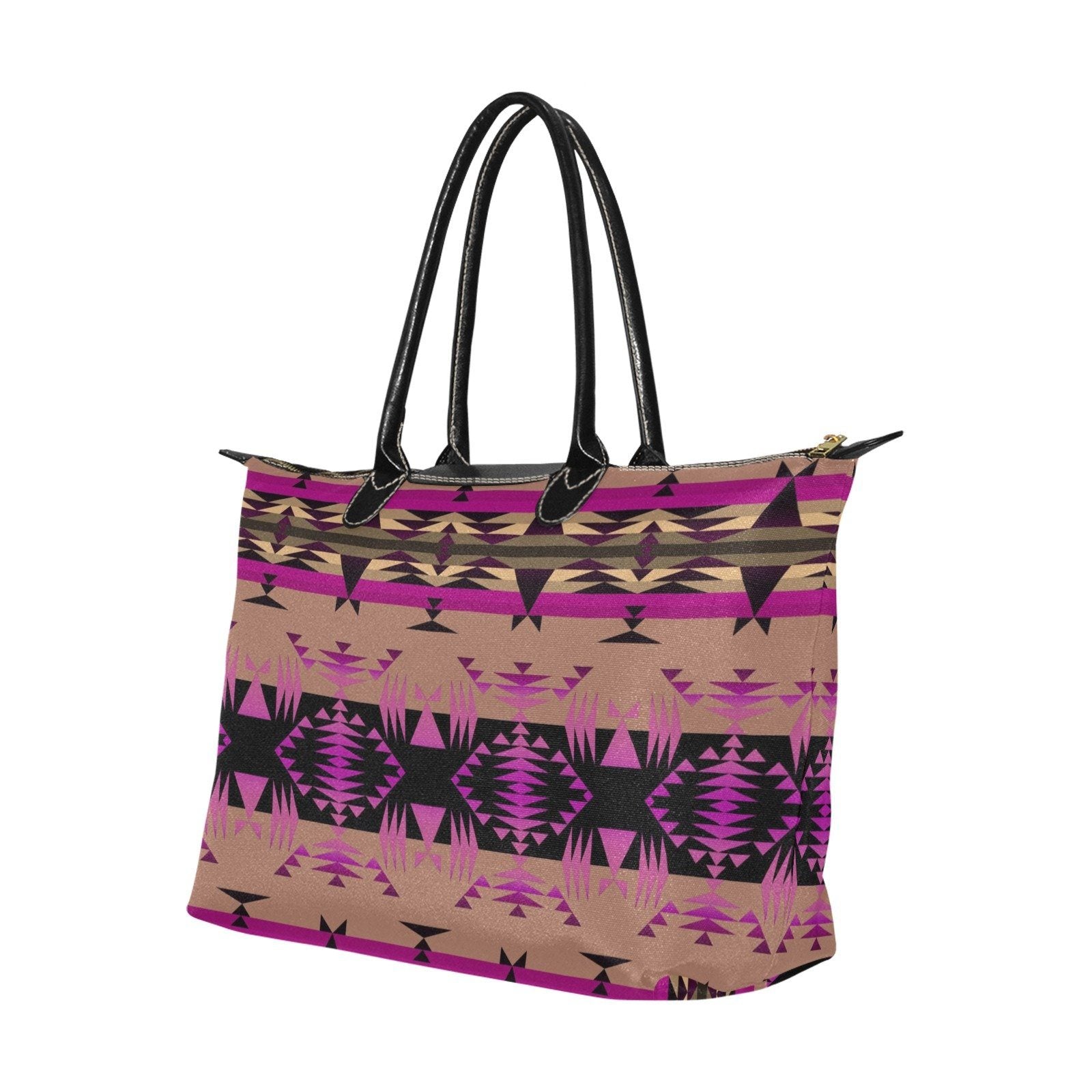 Between the Mountains Berry Single-Shoulder Lady Handbag (Model 1714) bag e-joyer