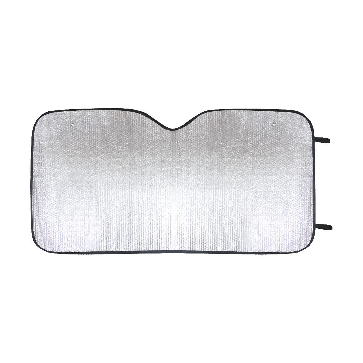 Between the Mountains Blue Car Sun Shade 55"x30" Car Sun Shade e-joyer