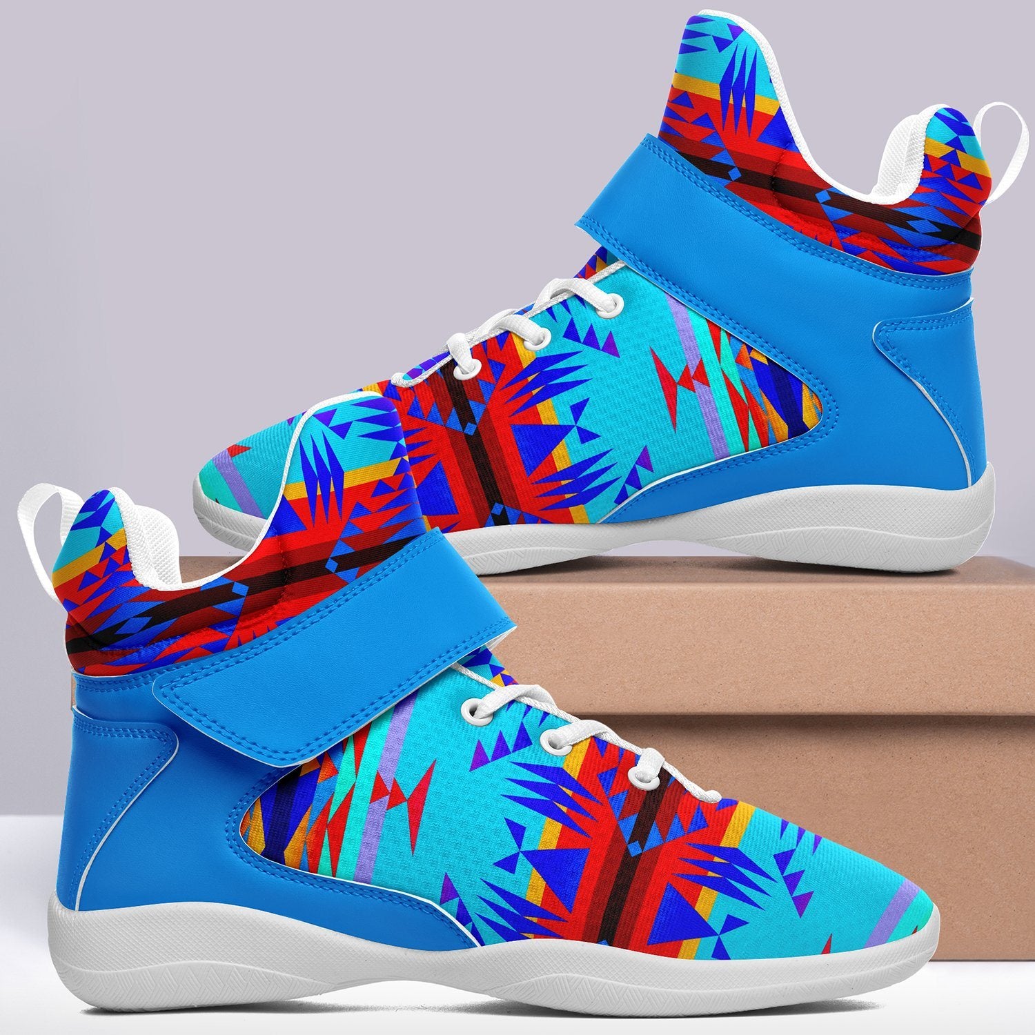 Between the Mountains Blue Ipottaa Basketball / Sport High Top Shoes 49 Dzine