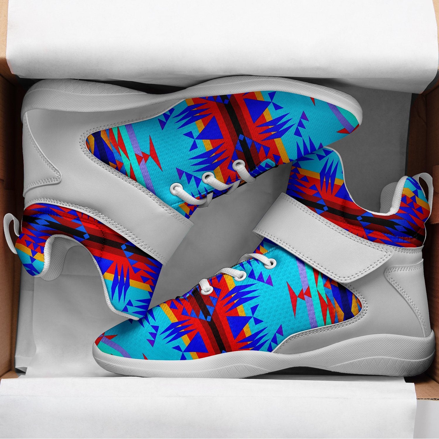 Between the Mountains Blue Ipottaa Basketball / Sport High Top Shoes 49 Dzine