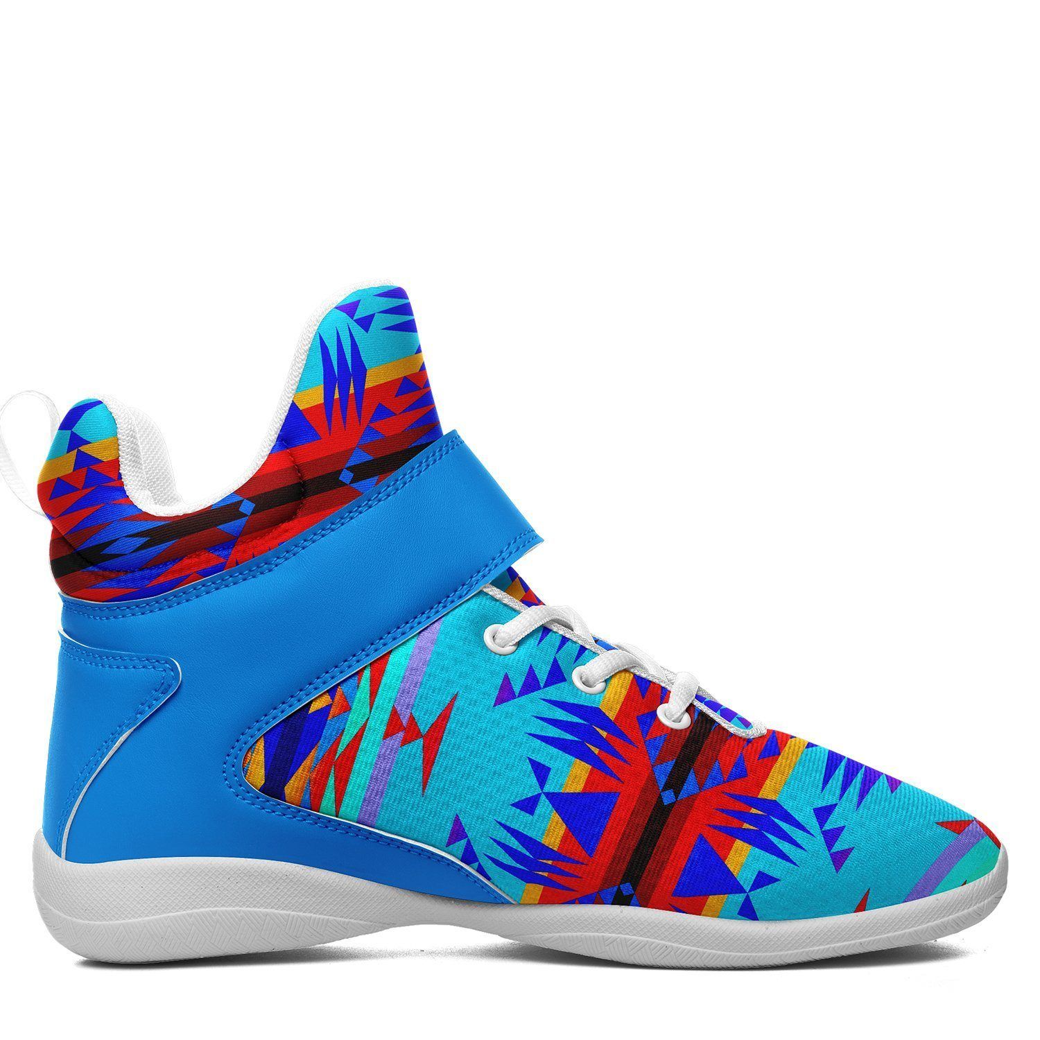 Between the Mountains Blue Kid's Ipottaa Basketball / Sport High Top Shoes 49 Dzine