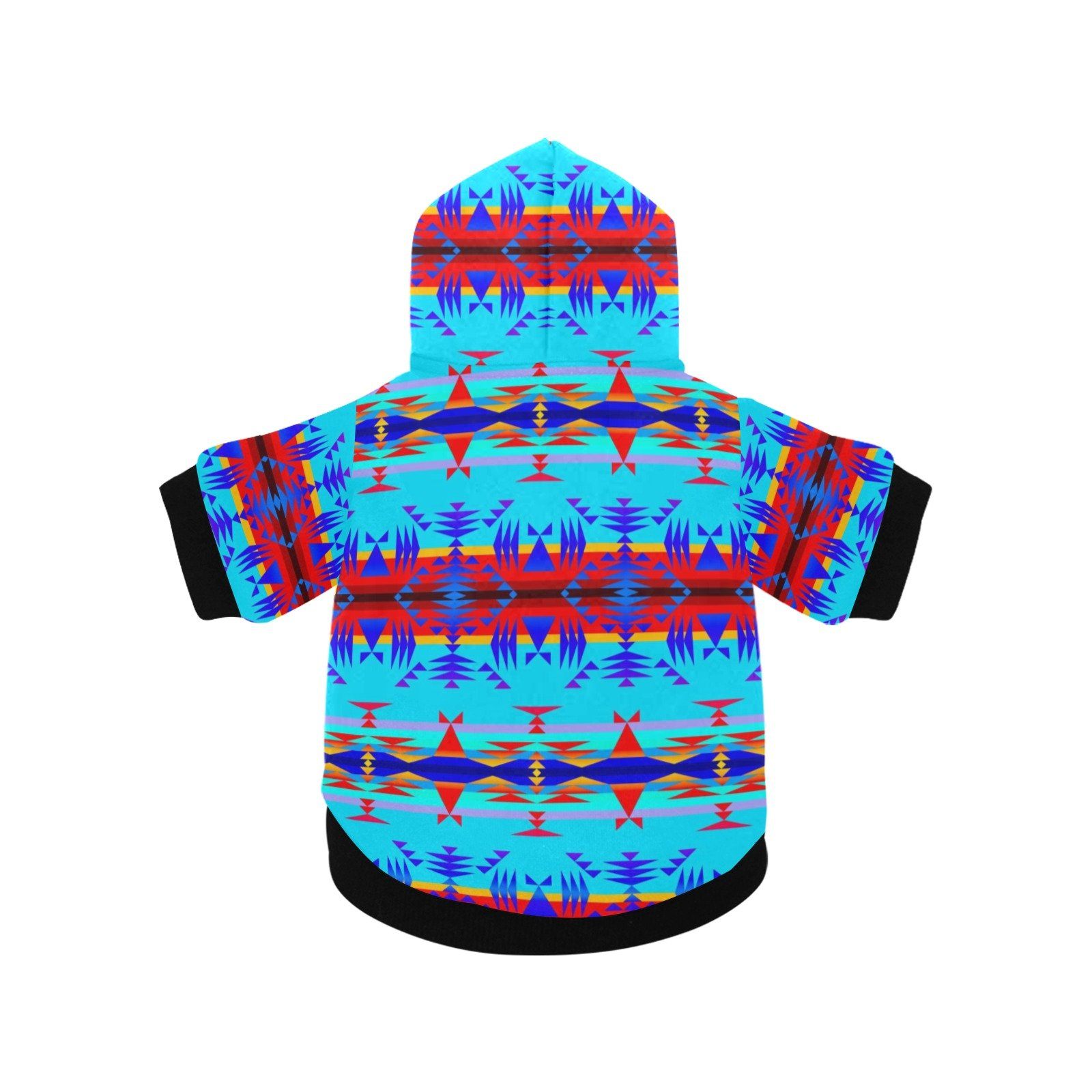 Between the Mountains Blue Pet Dog Hoodie Pet Dog Hoodie e-joyer