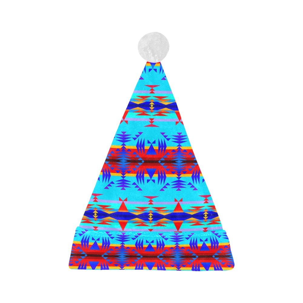 Between the Mountains Blue Santa Hat Santa Hat e-joyer