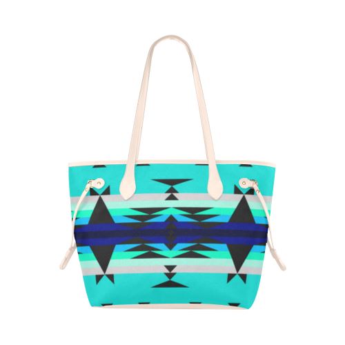 Between the Mountains Clover Canvas Tote Bag (Model 1661) Clover Canvas Tote Bag (1661) e-joyer