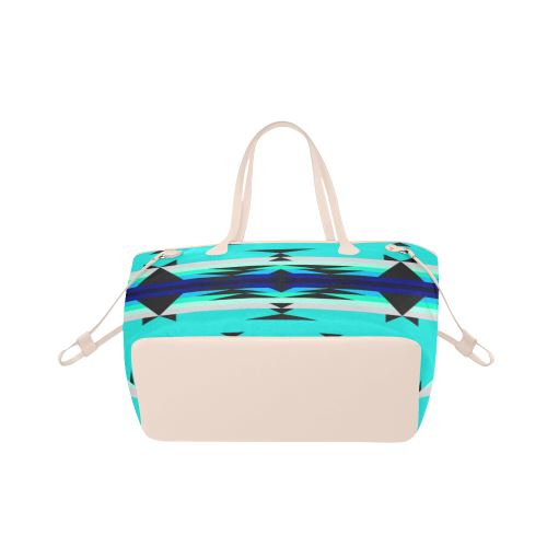 Between the Mountains Clover Canvas Tote Bag (Model 1661) Clover Canvas Tote Bag (1661) e-joyer