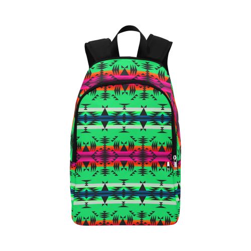Between the Mountains Deep Lake Fabric Backpack for Adult (Model 1659) Casual Backpack for Adult (1659) e-joyer