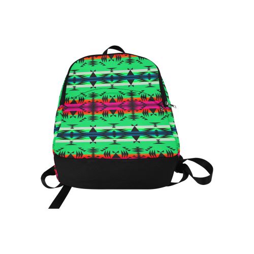 Between the Mountains Deep Lake Fabric Backpack for Adult (Model 1659) Casual Backpack for Adult (1659) e-joyer