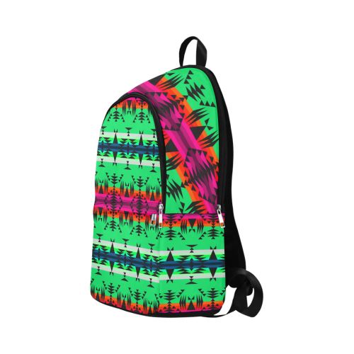 Between the Mountains Deep Lake Fabric Backpack for Adult (Model 1659) Casual Backpack for Adult (1659) e-joyer