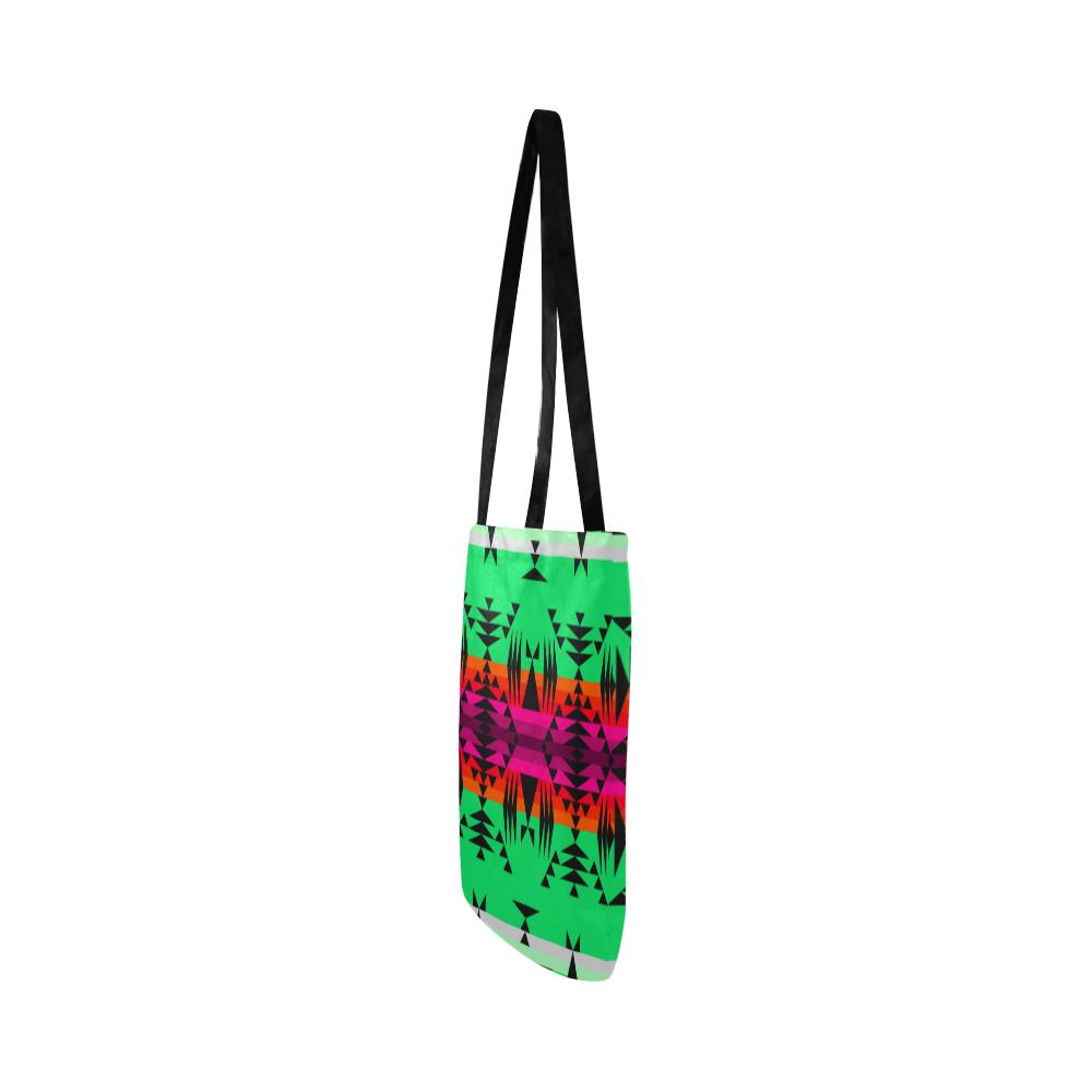 Between the Mountains Deep Lake Reusable Shopping Bag Model 1660 (Two sides) Shopping Tote Bag (1660) e-joyer