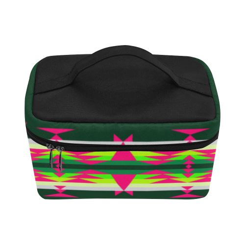 Between the Mountains Deep Lake Sunset Cosmetic Bag/Large (Model 1658) Cosmetic Bag e-joyer