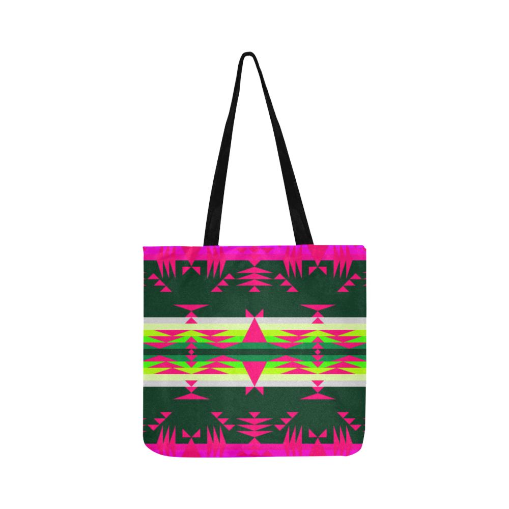 Between the Mountains Deep Lake Sunset Reusable Shopping Bag Model 1660 (Two sides) Shopping Tote Bag (1660) e-joyer