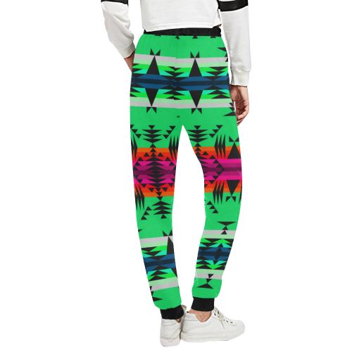 Between the Mountains Deep Lake Women's All Over Print Sweatpants (Model L11) Women's All Over Print Sweatpants (L11) e-joyer