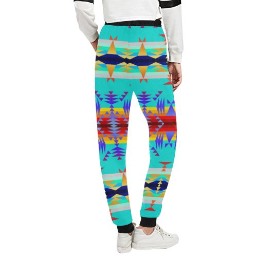 Between the Mountains Fire Women's All Over Print Sweatpants (Model L11) Women's All Over Print Sweatpants (L11) e-joyer