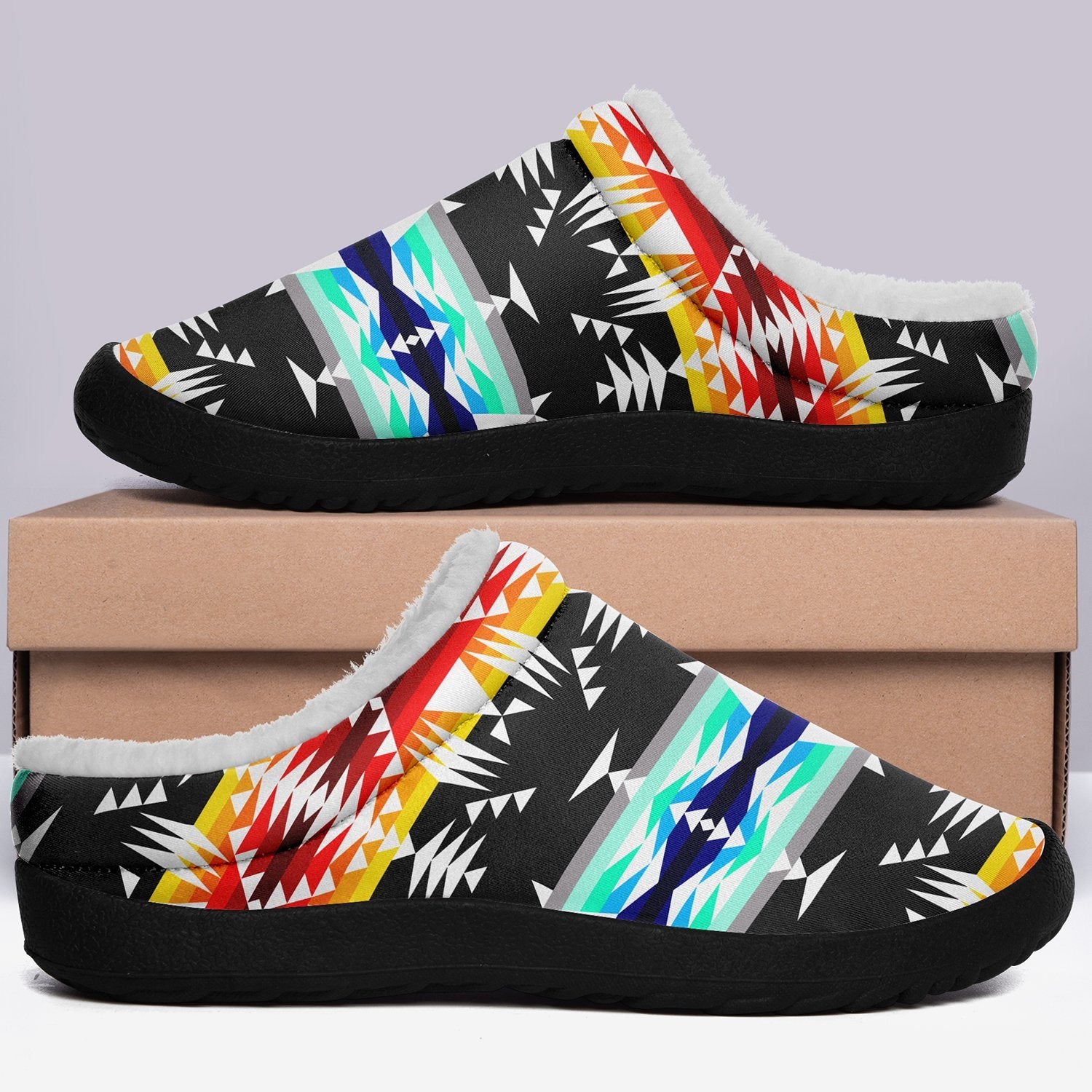 Between the Mountains Gray Ikinnii Indoor Slipper 49 Dzine