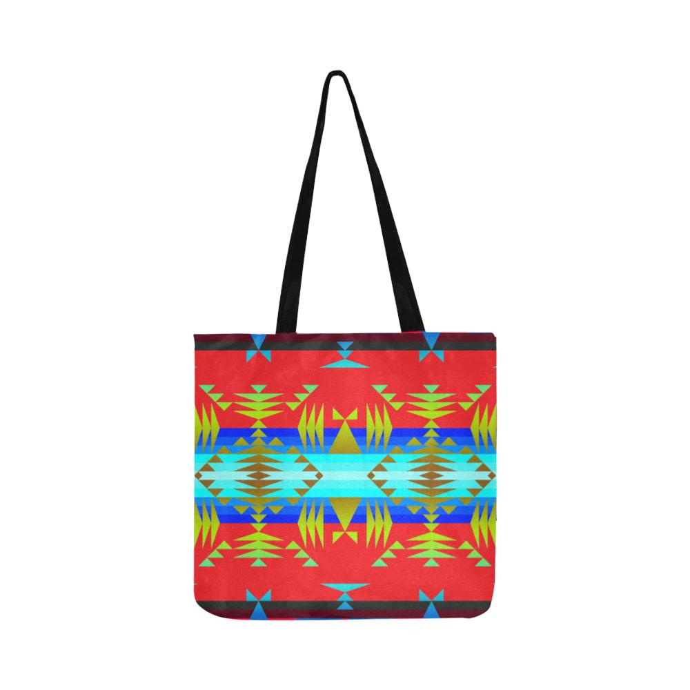 Between the Mountains Greasy Sierra Reusable Shopping Bag Model 1660 (Two sides) Shopping Tote Bag (1660) e-joyer