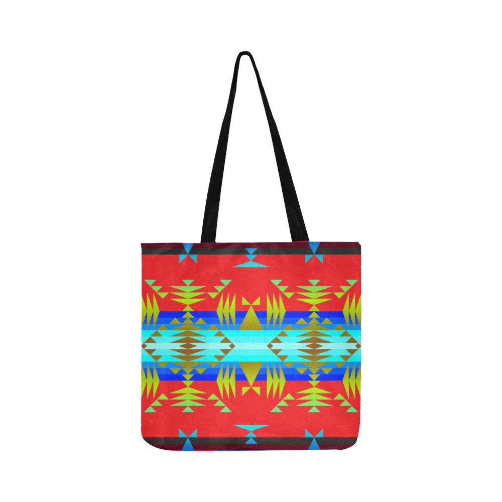 Between the Mountains Greasy Sierra Reusable Shopping Bag Model 1660 (Two sides) Shopping Tote Bag (1660) e-joyer