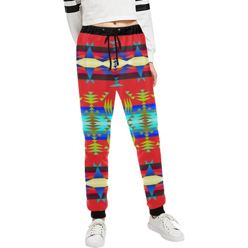 Between the Mountains Greasy Sierra Women's All Over Print Sweatpants (Model L11) Women's All Over Print Sweatpants (L11) e-joyer