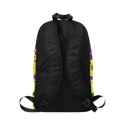 Between the Mountains Greasy Yellow Fabric Backpack for Adult (Model 1659) Casual Backpack for Adult (1659) e-joyer