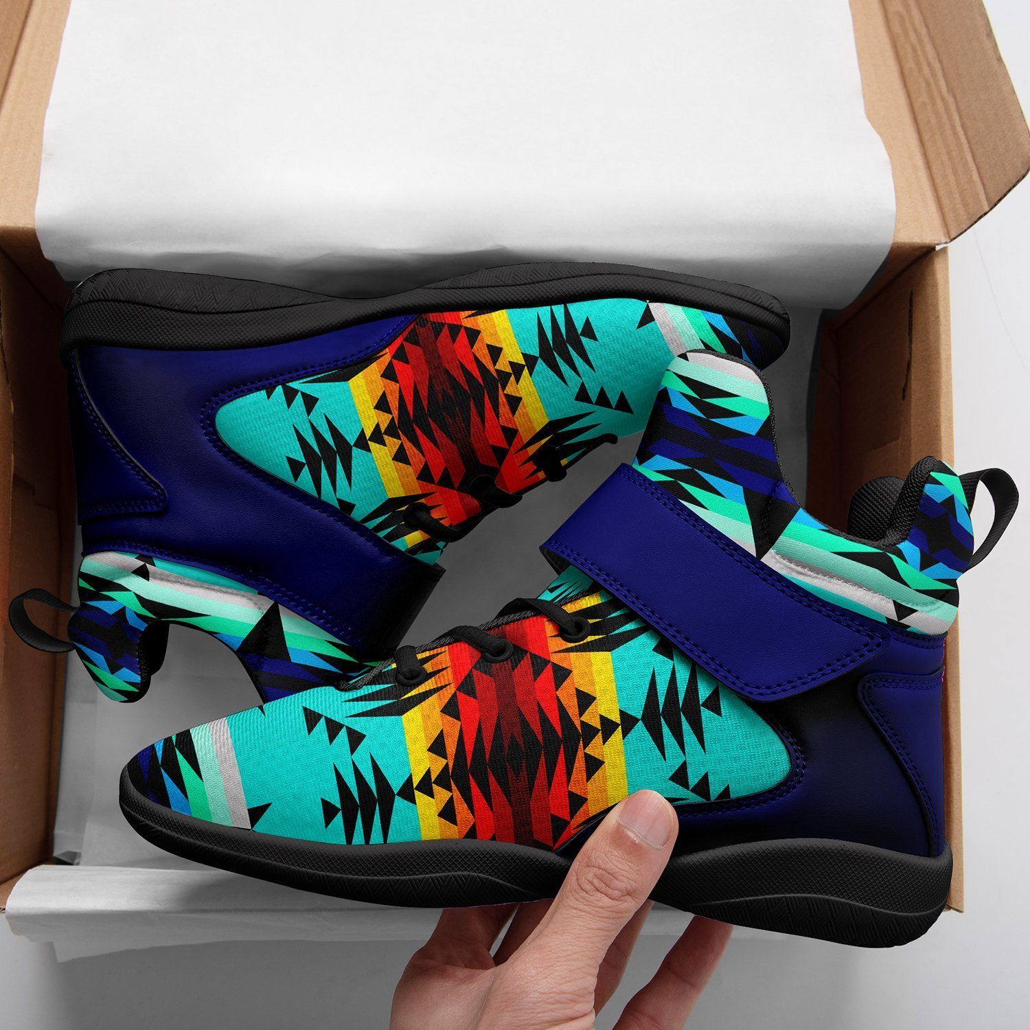 Between the Mountains Ipottaa Basketball / Sport High Top Shoes - Black Sole 49 Dzine