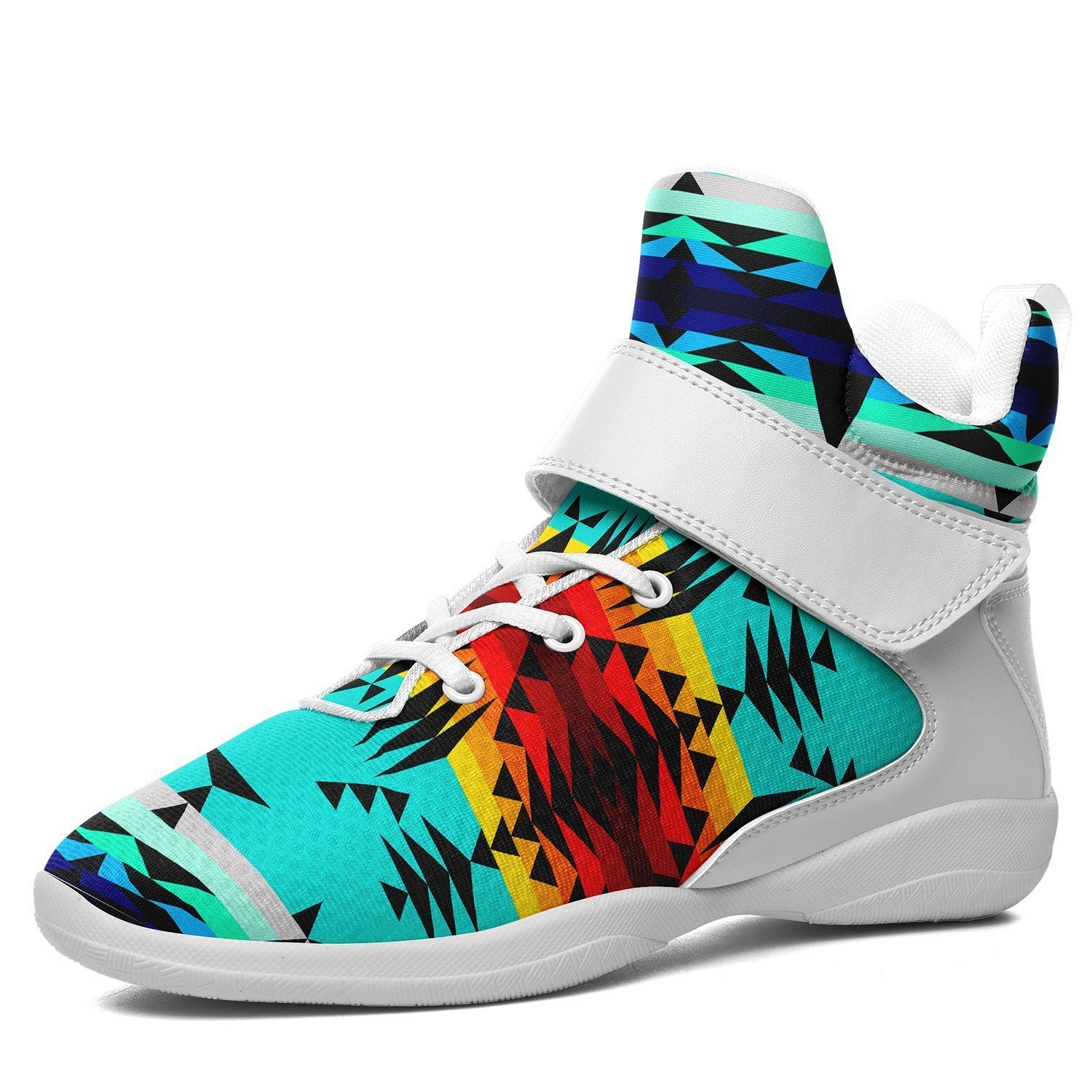 Between the Mountains Ipottaa Basketball / Sport High Top Shoes - White Sole 49 Dzine US Men 7 / EUR 40 White Sole with White Strap