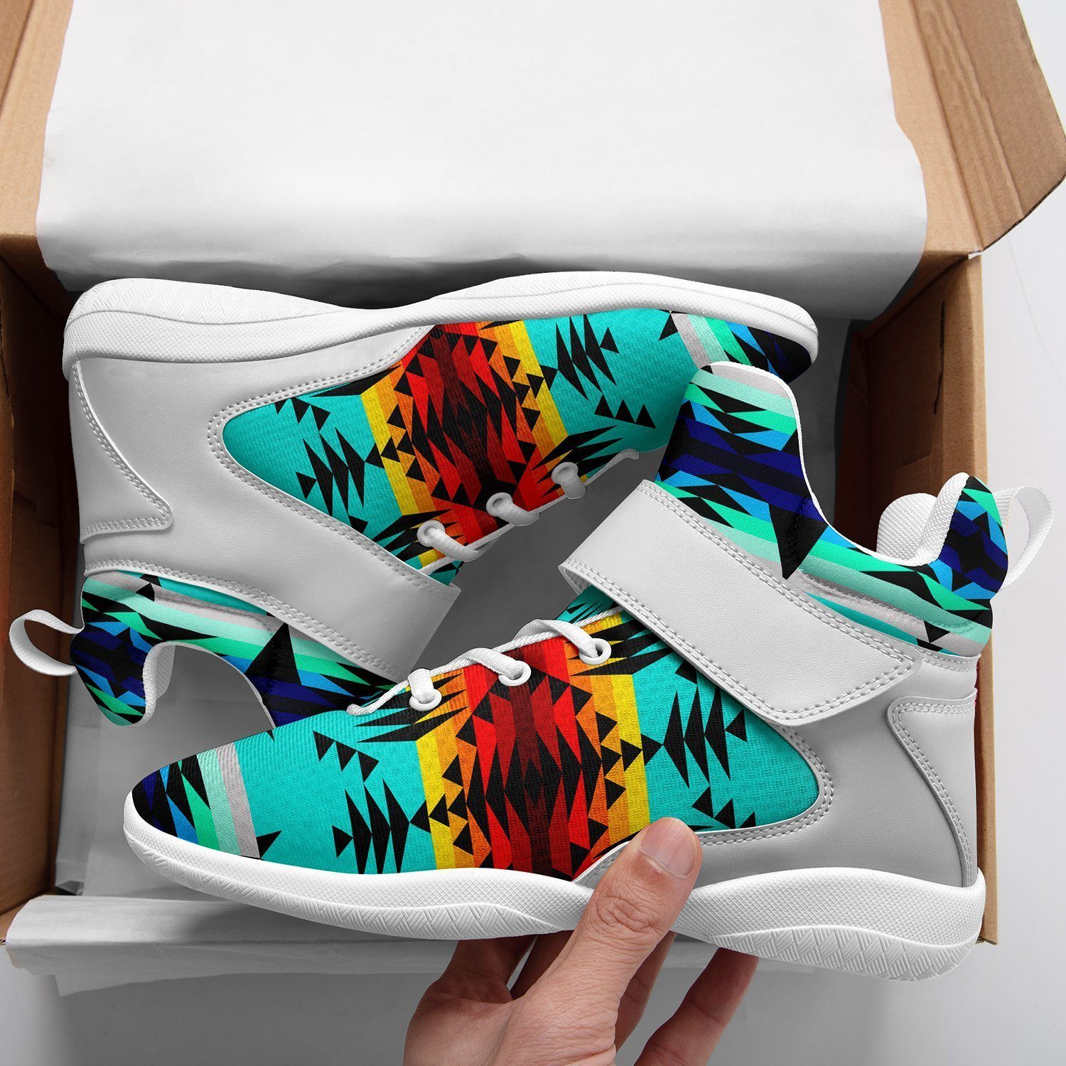 Between the Mountains Kid's Ipottaa Basketball / Sport High Top Shoes 49 Dzine