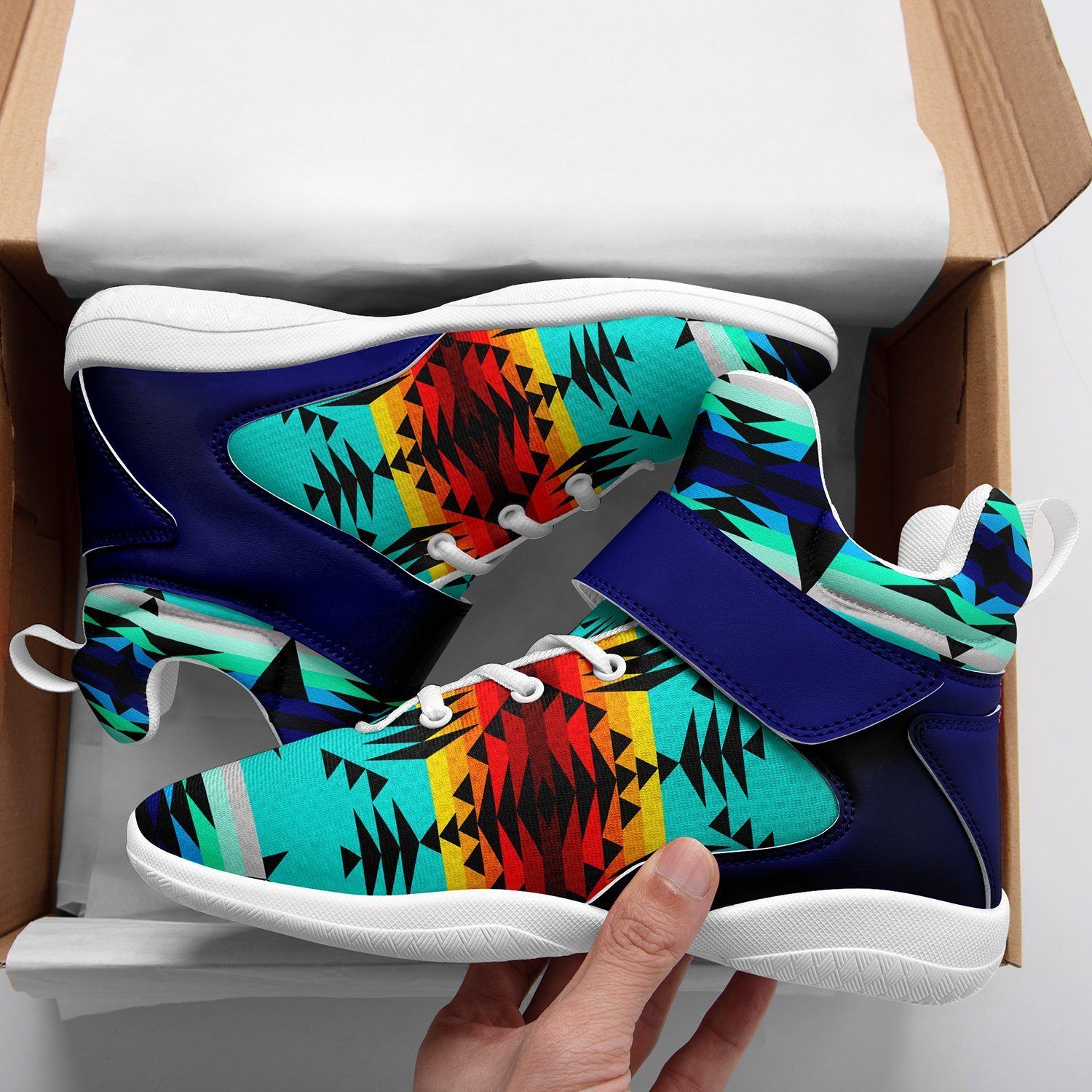 Between the Mountains Kid's Ipottaa Basketball / Sport High Top Shoes 49 Dzine