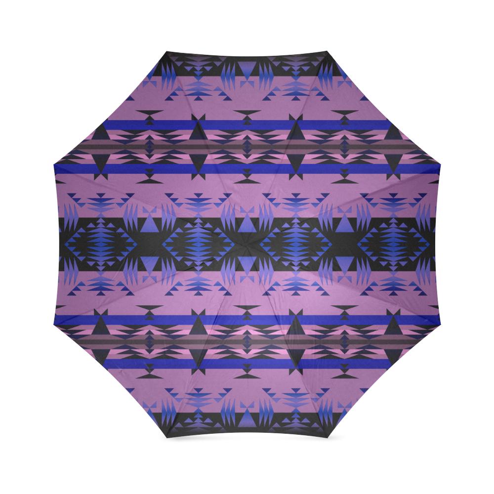 Between the Mountains Moon Shadow Foldable Umbrella Foldable Umbrella e-joyer