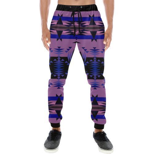 Between the Mountains Moon Shadow Men's All Over Print Sweatpants (Model L11) Men's All Over Print Sweatpants (L11) e-joyer